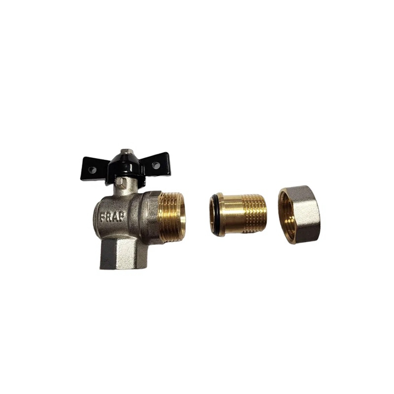 Кран Frap шаровый американка угловой 1/2 F215.04 