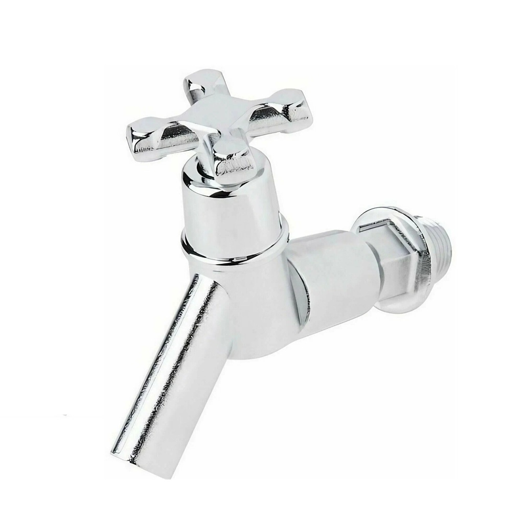 Кран водоразборный Econoce EC0605 серия 600 монолитный, цинк, хром