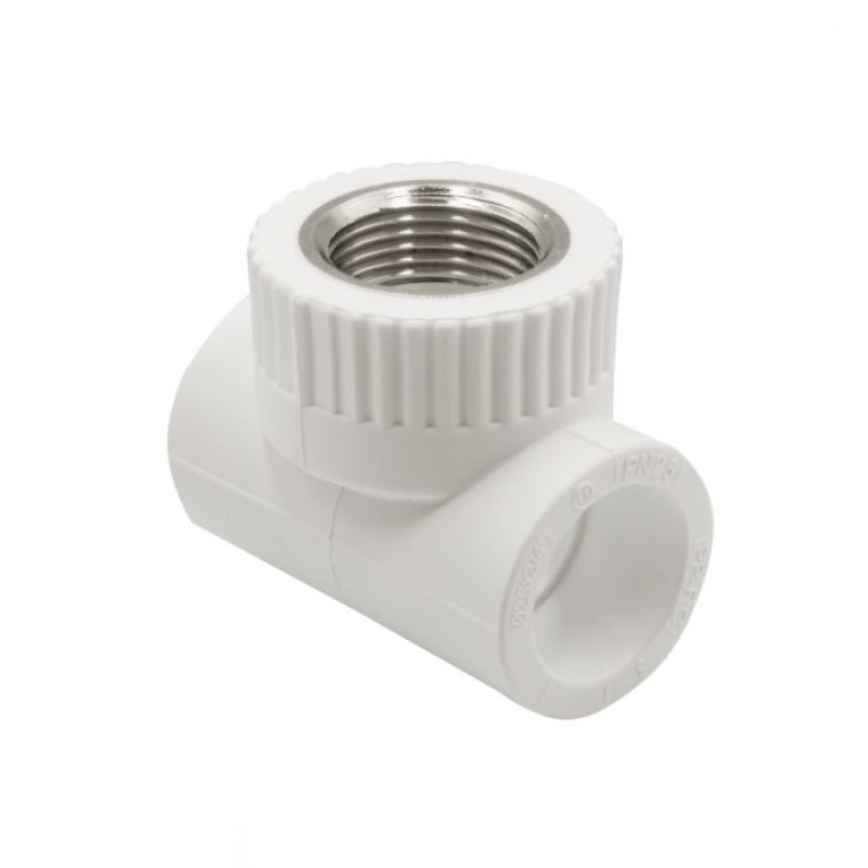 Тройник полипропиленовый комбинированный 25х3/4