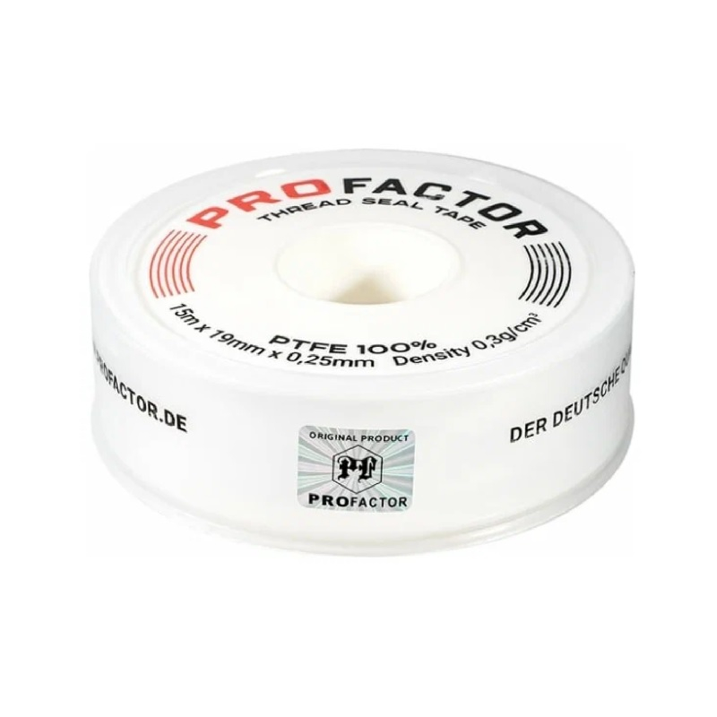 ФУМ лента Profactor 19х0,25 мм, 15 м, белая