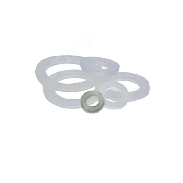 Набор прокладок Masterprof для кран-буксы Сантехник №3, 6 шт, Силикон (10/1000) 