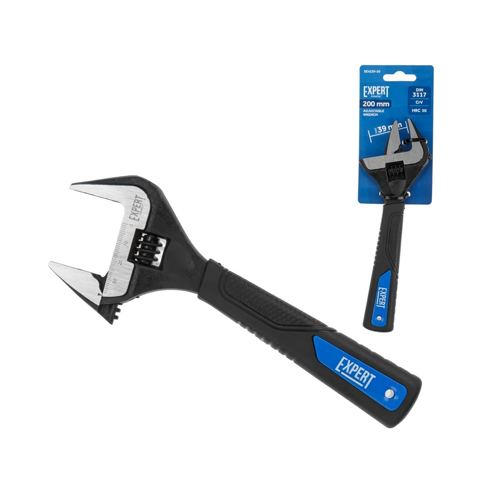 Ключ разводной Startul Expert SE4220-20 200 мм, сталь, черный