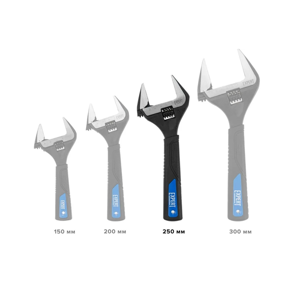 Ключ разводной Startul Expert SE4220-25 250 мм, сталь, черный