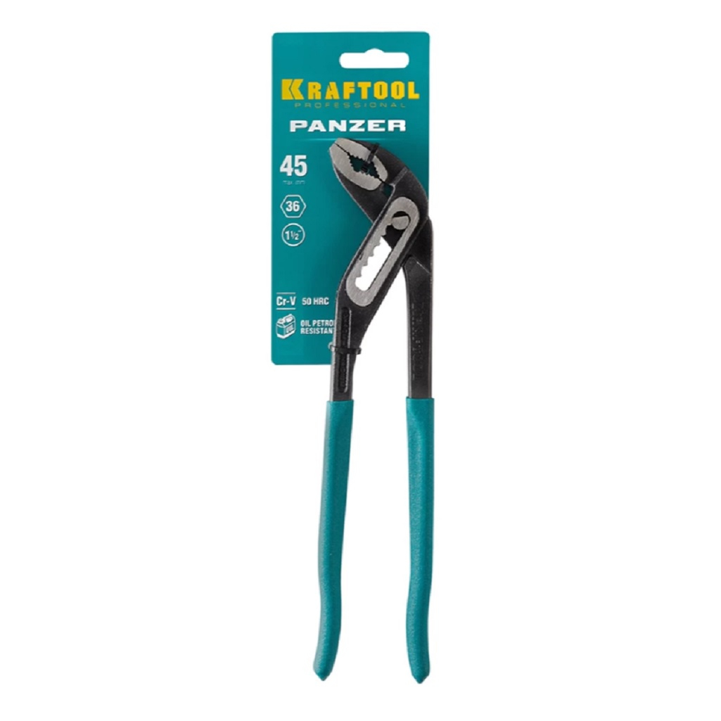 Клещи переставные Kraftool Panzer, антикоррозийное покрытие, 250 мм 22359-25