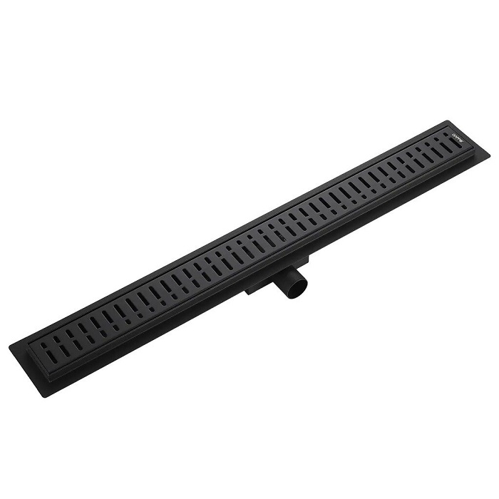 Трап душевой Gappo G88007-56, 60х800 мм чёрный