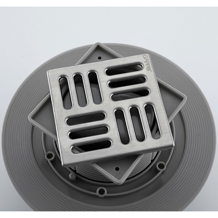 Трап душевой Gappo G81010-5, 100х100 мм нержавеющая сталь