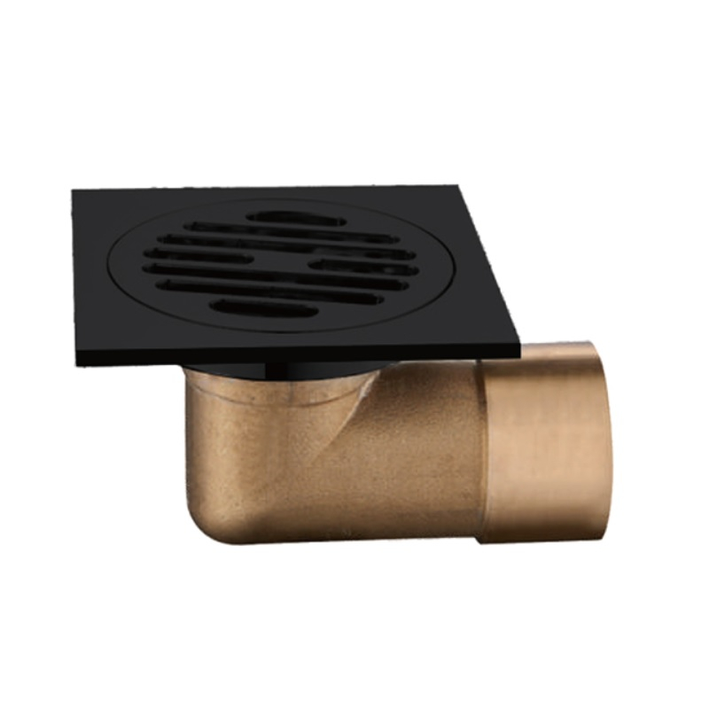 Трап душевой Gappo G81053-6, 100х100 мм, черный