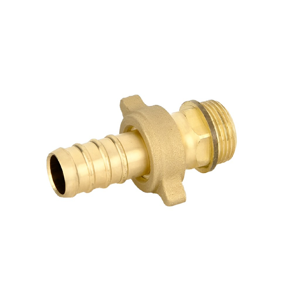 Штуцер для шланга резьбовой Bugatti 35, быстроразъемный, переходной, латунь