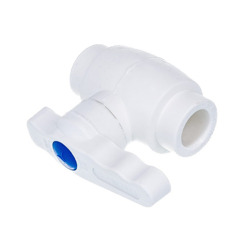 Кран полипропиленовый шаровый ProAqua 32 PA40012 белый