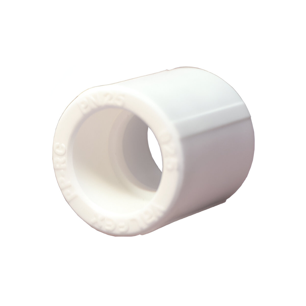 Муфта полипропиленовая Pro Aqua 25х25 мм, PA12010P, соединительная, белая