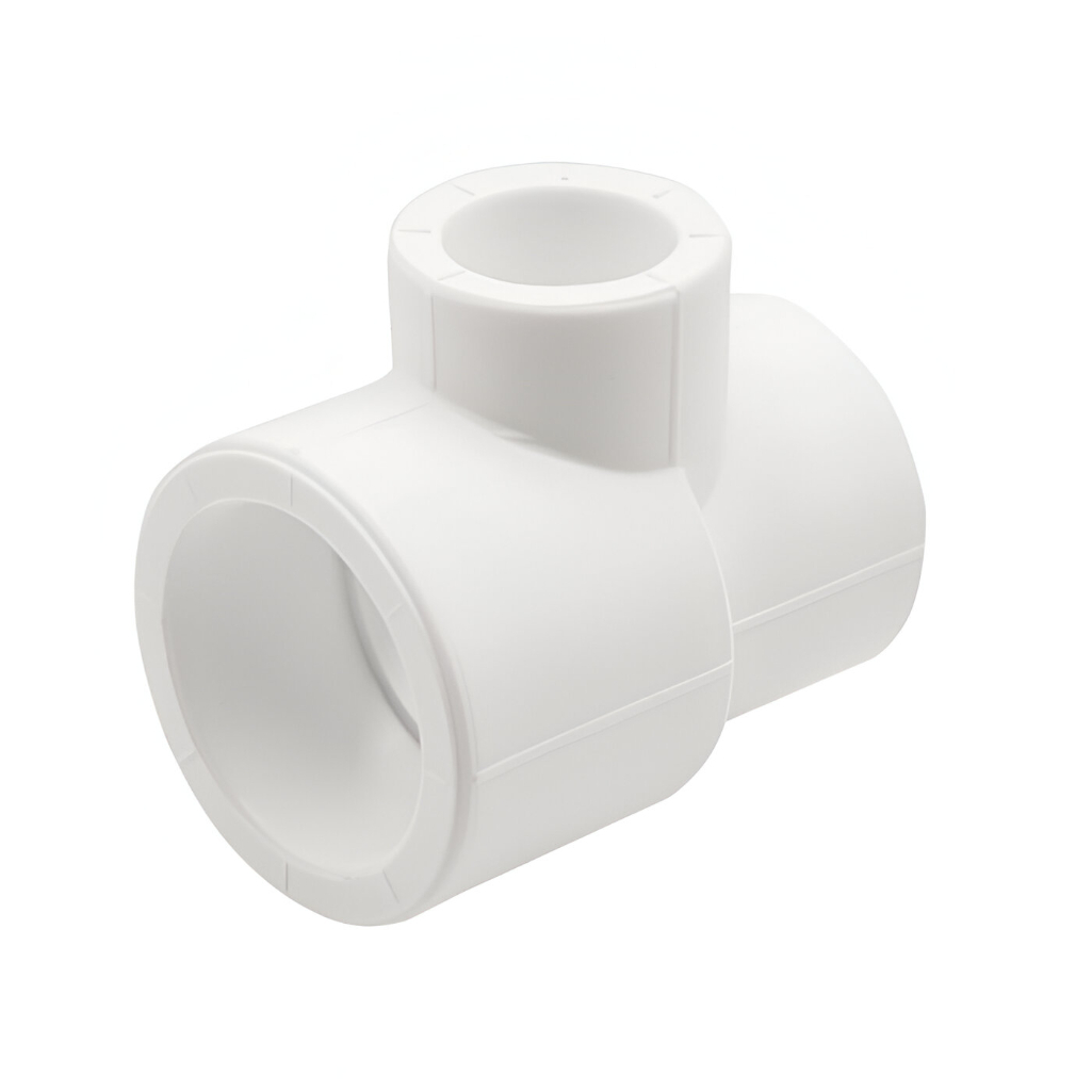 Тройник полипропиленовый Pro Aqua 32х25х32 мм, переходной, белый