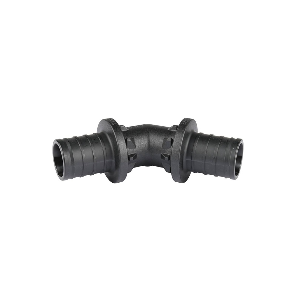 Угольник 45 гр. аксиальный Rehau 32х32 мм, равнопроходной, полимер