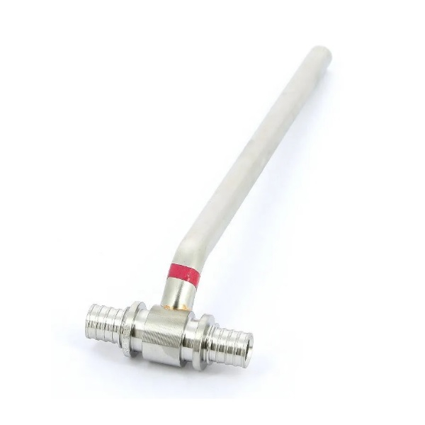 Трубка Т-образная Rehau для подключения радиатора 16х250 мм, нержавеющая сталь