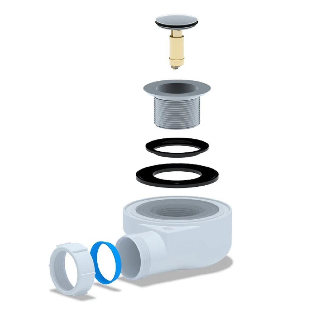 Сифон Ани для душевого поддона E450CL 1 1/2