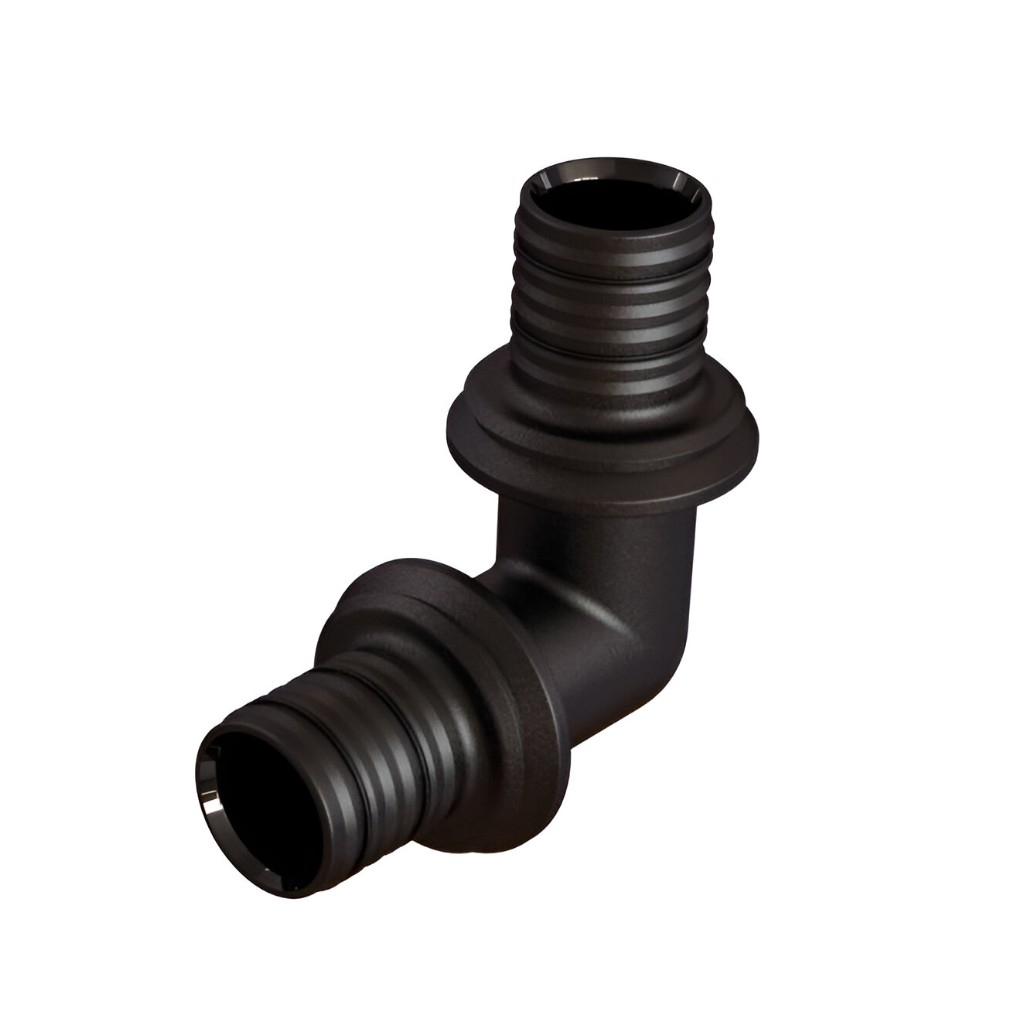 Угольник 90 гр. аксиальный Elsen 32х32 мм  EFA21.3232P, полимер