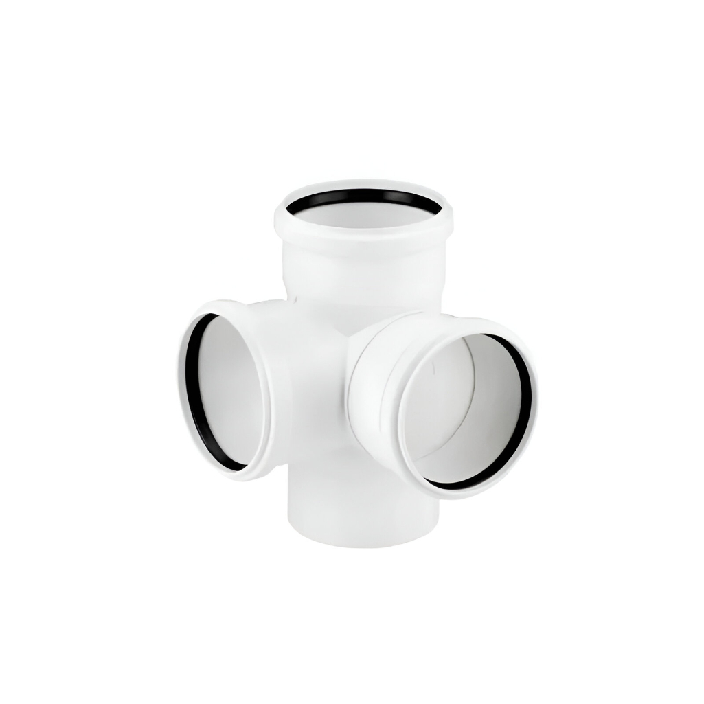 Крестовина двухплоскостная ПП  Sinikon Комфорт D110х110х110 87 градусов