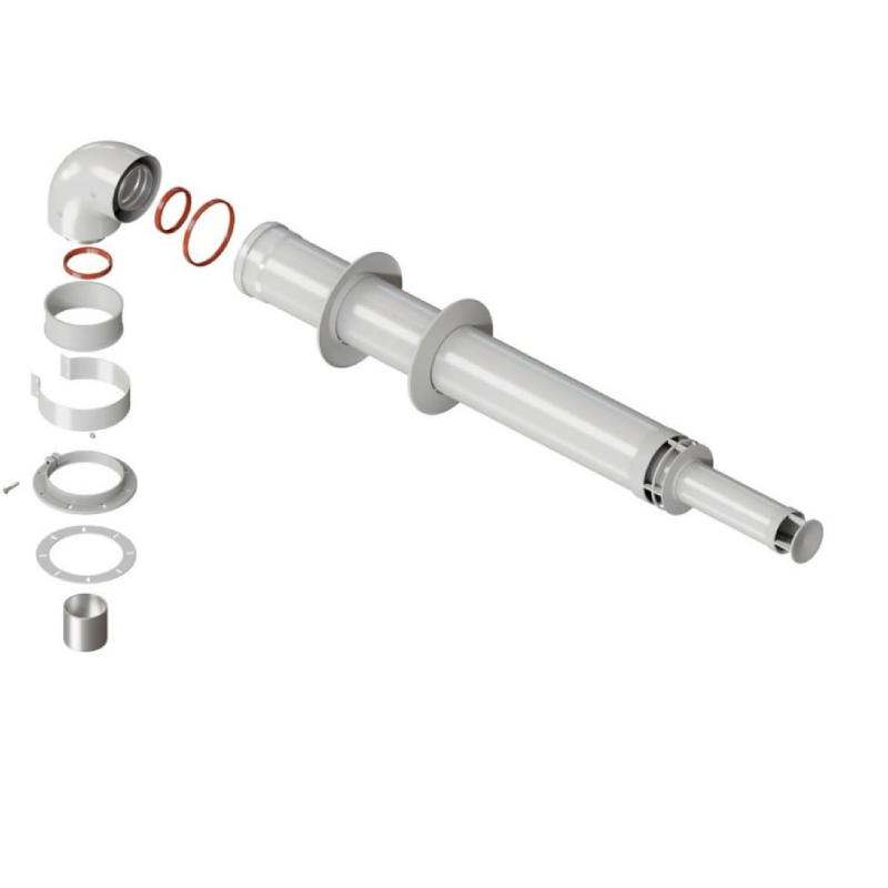 Комплект коаксиальный универсальный Royal Thermo Антилед 60/100, 1000 мм