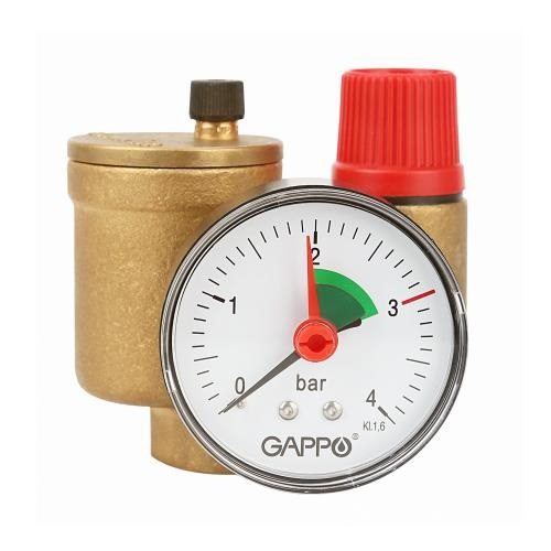 Группа безопасности котла Gappo G1453 компактная, 1