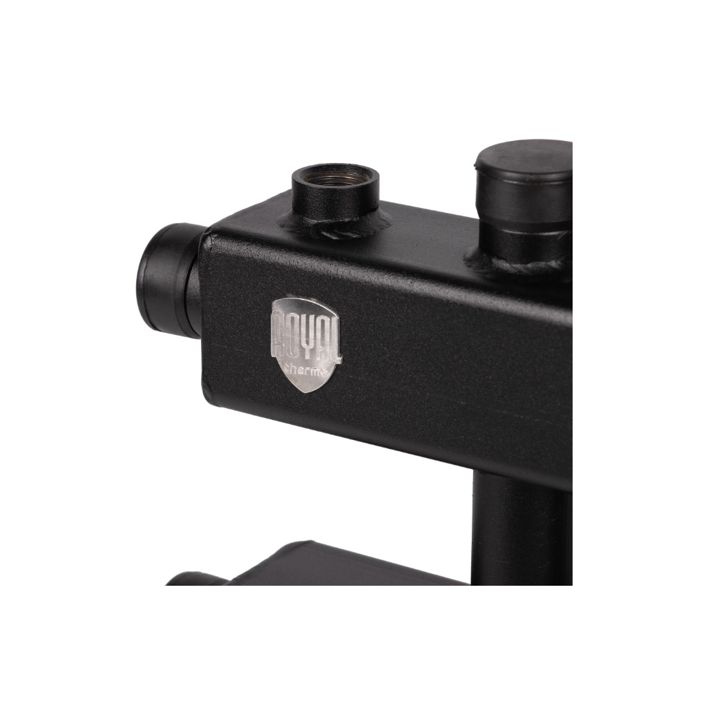 Коллектор Royal Thermo на 2 (3) отопительных контура (сверху, снизу, сбоку) с кронштейнами, НС-1661724