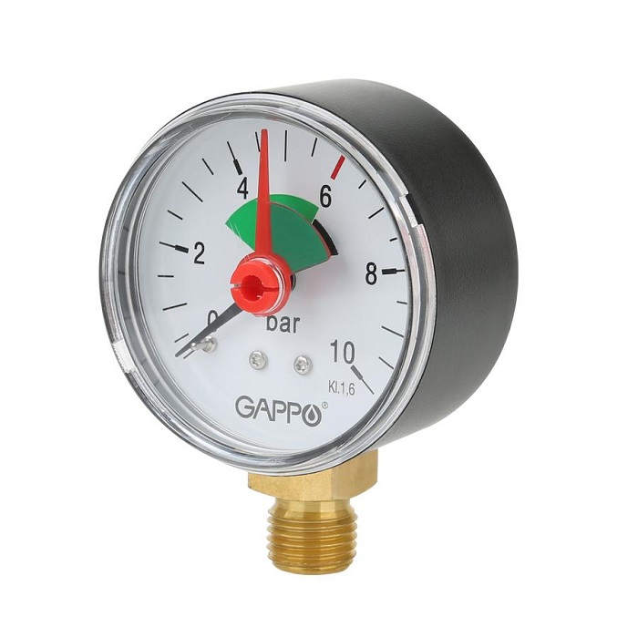 Манометр аксиальный Gappo G1471.10 1/4