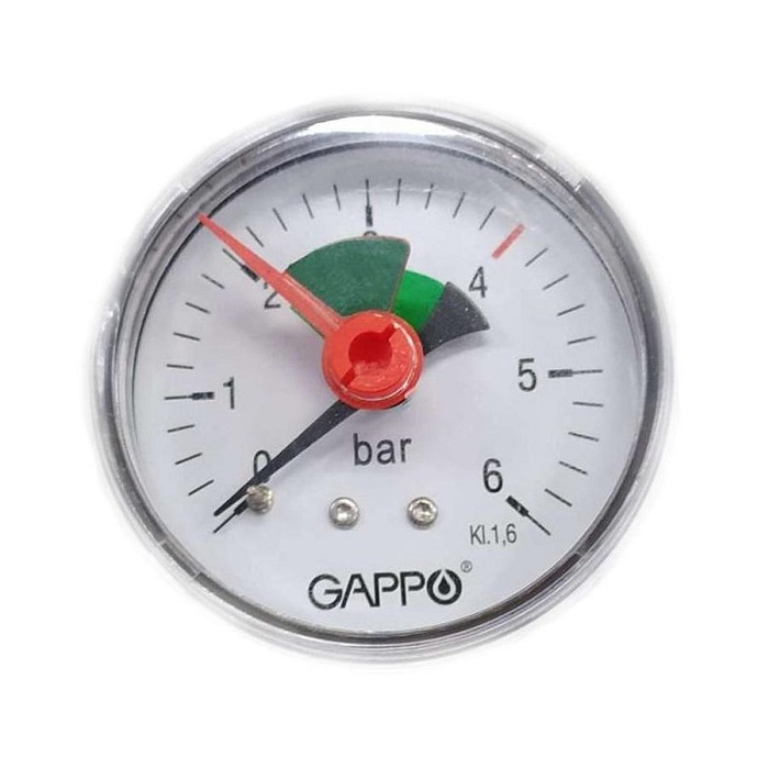 Манометр аксиальный Gappo G1471.6 1/4