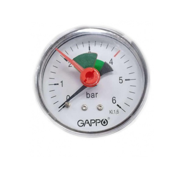 Манометр аксиальный Gappo G1471.6 1/4