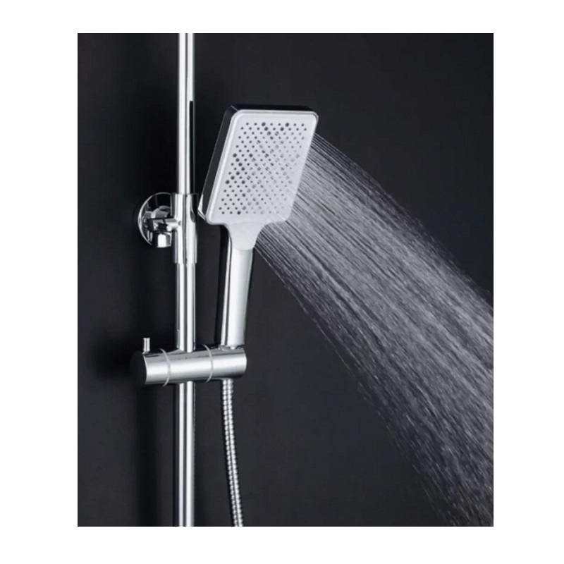 Лейка для душа Frap F023, прямоугольник, хром