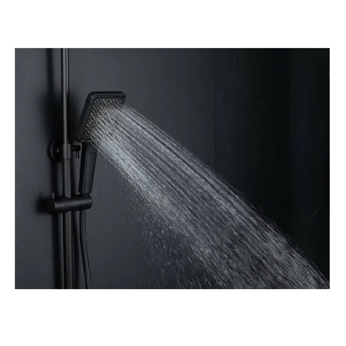 Лейка для душа Frap F024 прямоугольник, черный