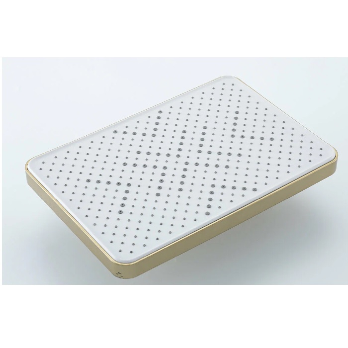 Лейка верхнего душа Frap F025-32 Тропический душ, прямоугольник 320х220 мм, золотой