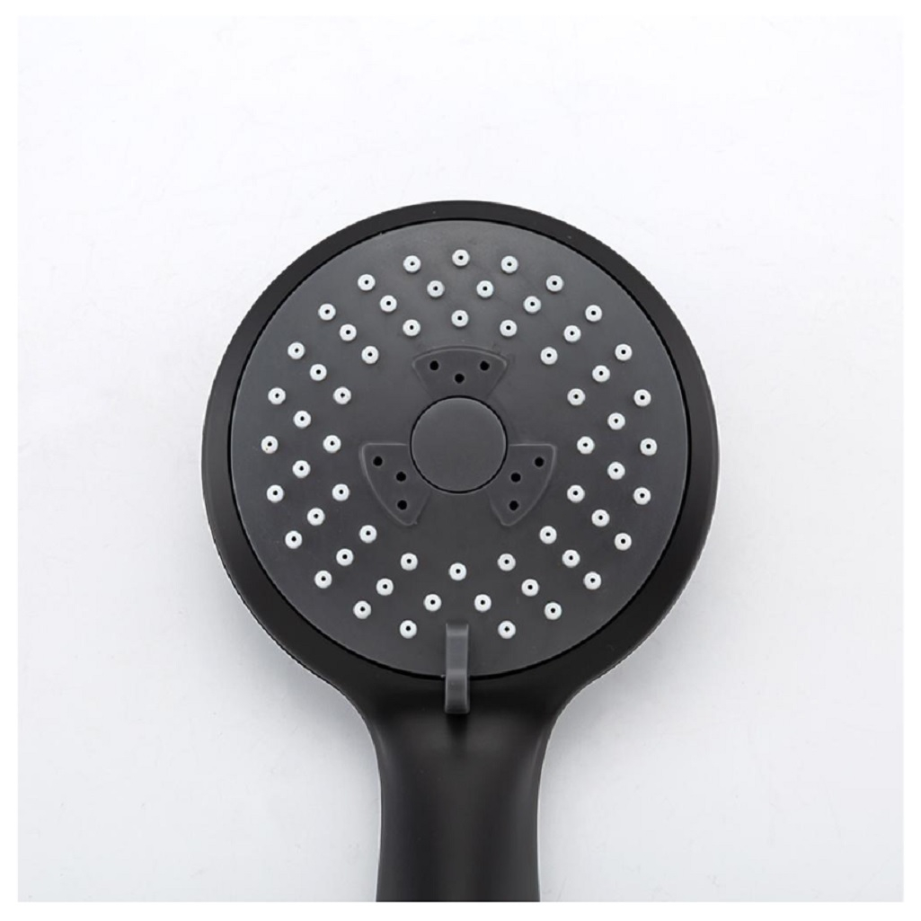 Лейка верхнего душа Frap F020, 3 режима работы, круг, Диаметр - 200 мм, черный