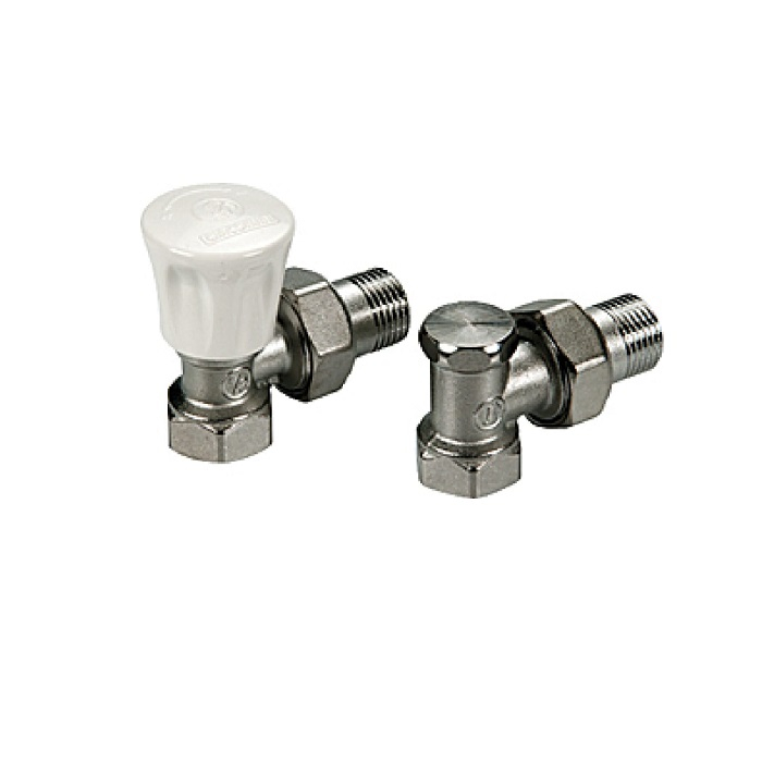 Комплект для отопительных приборов Giacomini R705K ручной угловой 1/2