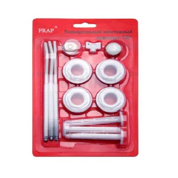 Комплект для монтажа алюминиевых и биметаллических радиаторов 1/2 три кронштейна F820.04 Frap
