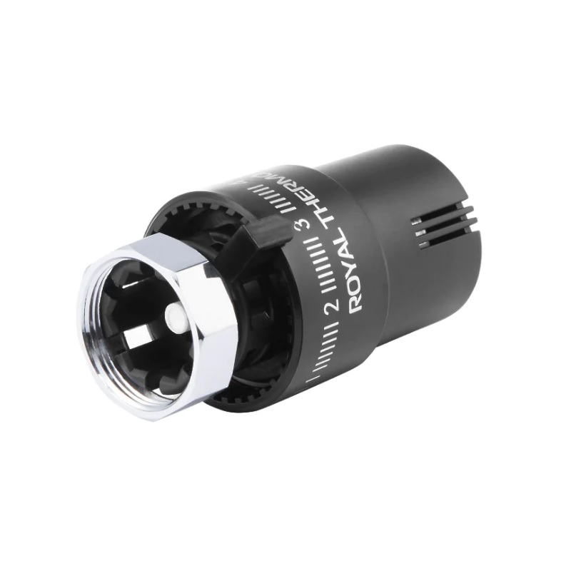 Термоголовка жидкостная Royal Thermo М30х1.5 черный RTO 08.03