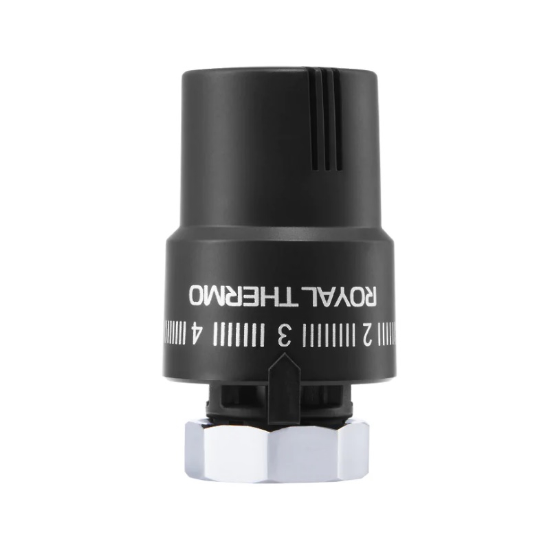 Термоголовка жидкостная Royal Thermo М30х1.5 черный RTO 08.03