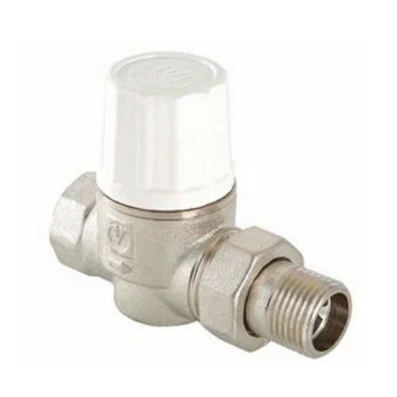 Клапан настроечный Frap прямой 1/2 с доп. уплотнением, Евроконус ВР-НР, радиаторный F263.04 