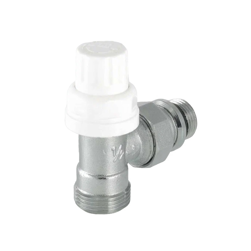 Клапан Frap ручной регулировки угловой 1/2 с доп. уплотнением Евроконус ВР-НР, радиаторный F265.04