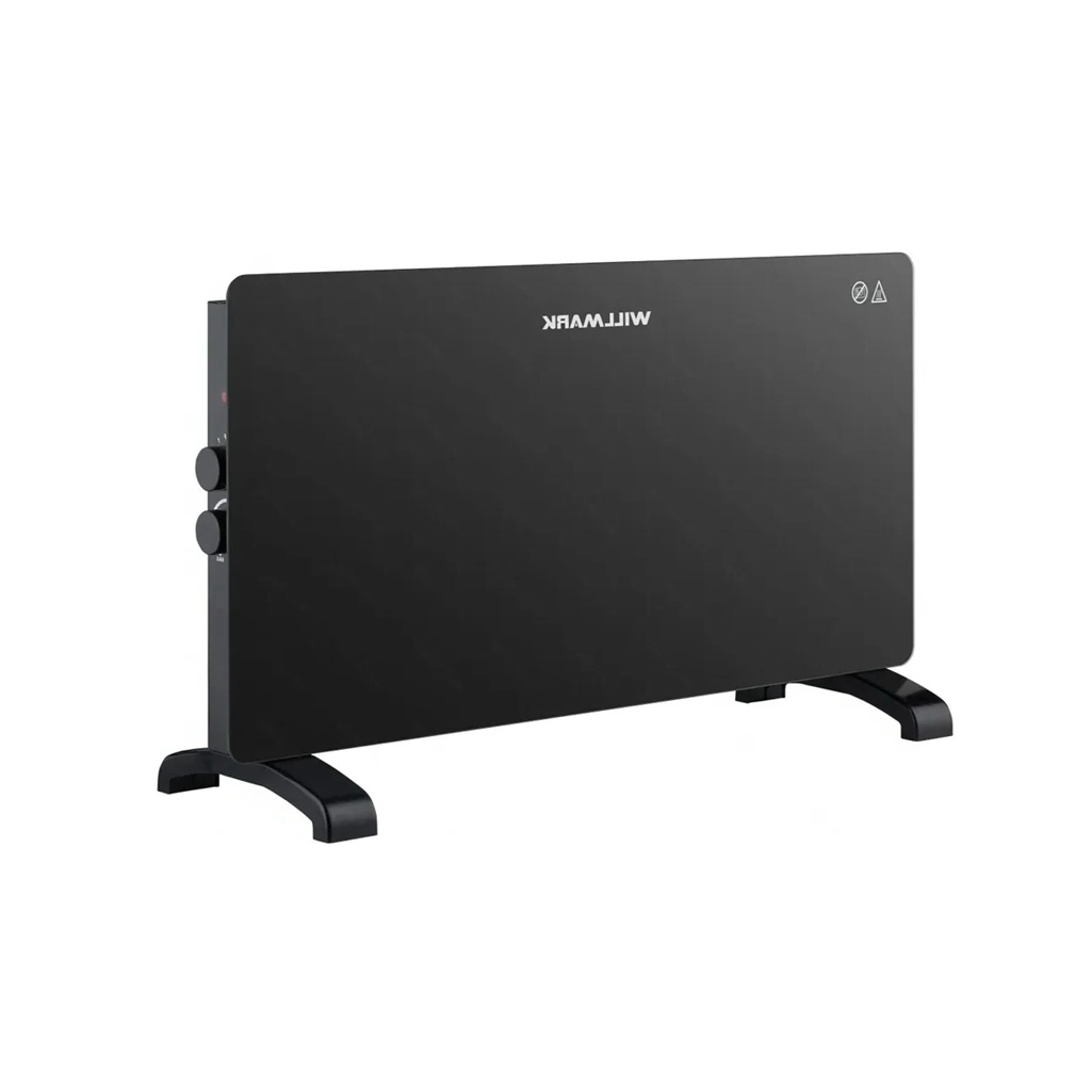 Конвектор электрический Willmark WCH-2000GB, до 25 кв.м, черный, 2000 Вт