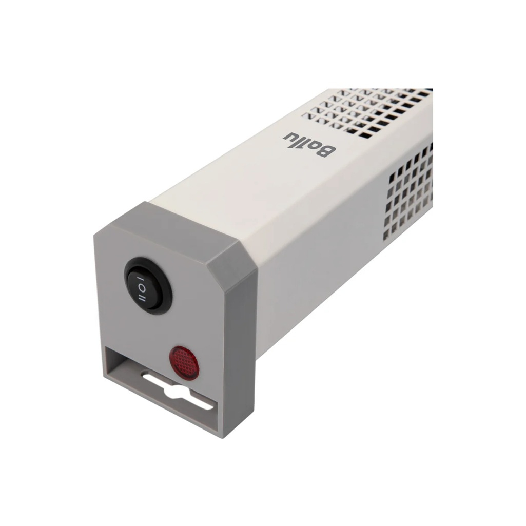 Конвектор электрический Ballu Plinth Compact BEC/PLC-100-400, до 6 кв.м, белый, 400 Вт