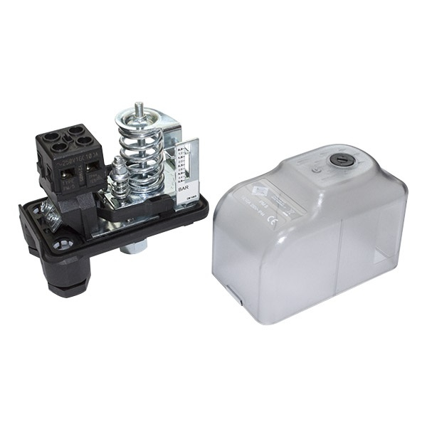 Реле давления РМ/5 1/4 - F 16 A прозрачный корпус Italtechnica