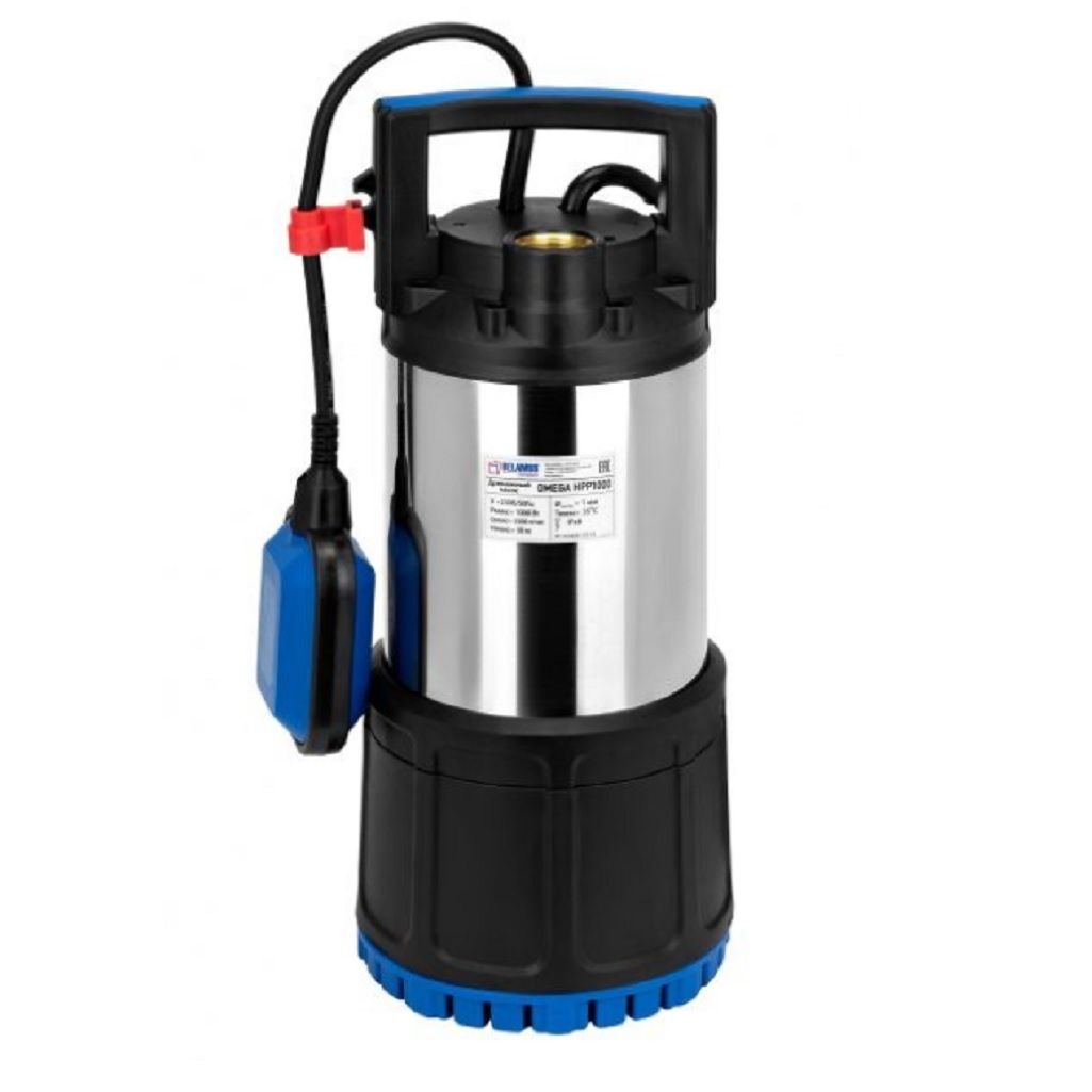 Насос дренажный погружной Belamos Omega НРР1200, 1х230В, 50Hz, кабель 10 м