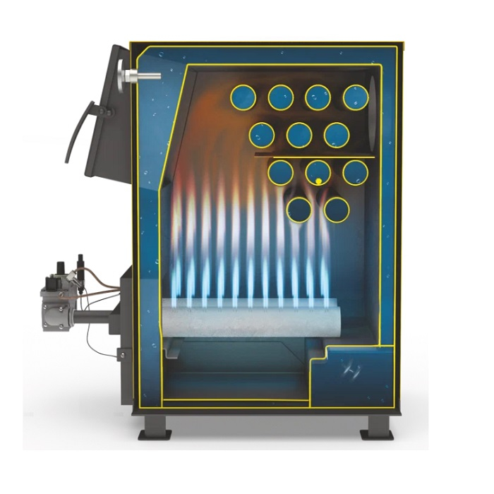 Котел Теплодар Куппер ОК-15 2.0 твердотопливный 15 кВт до 150 кв.м ОК.72.000.00