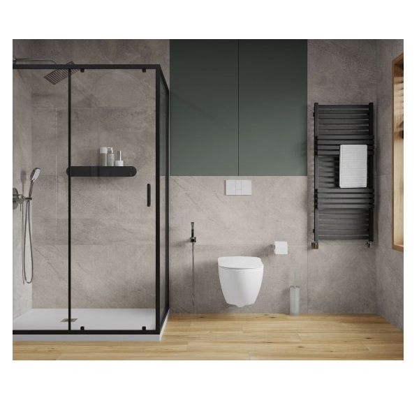 Керамогранит LAPARET Dosimo grey серый, 60x120 см, сатинированный карвинг