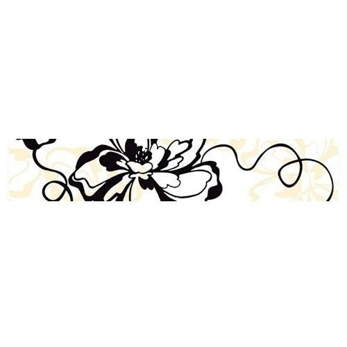 Бордюр Монро черный 84-00-04-50 400х75 мм Нефрит