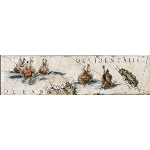 Бордюр Ареналь Океан 22ОНО04 коричневый 249х65 мм