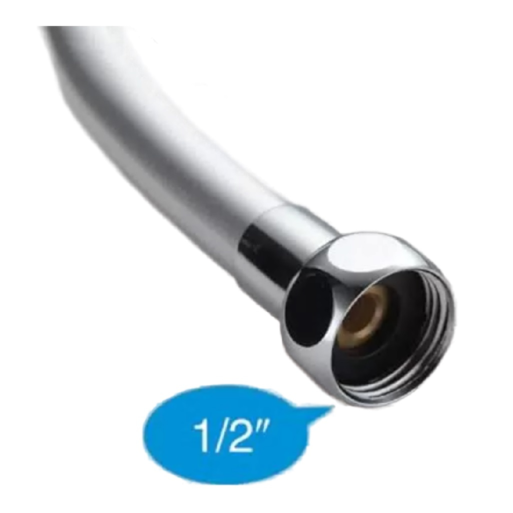 Шланг для душа Gappo G47 ПВХ, серебро