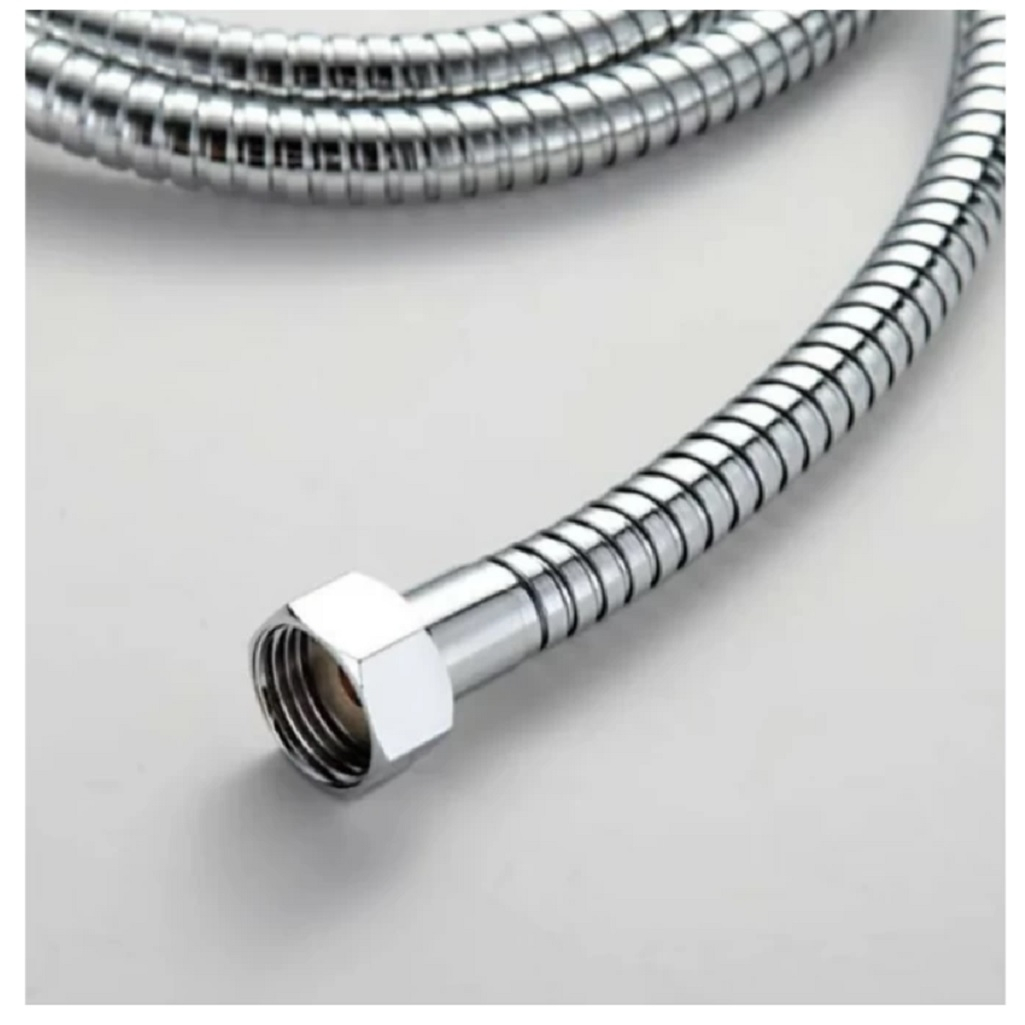 Шланг для душа Frap F43-18, двойная оплетка, Длина 180 см, хром
