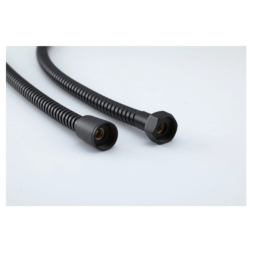 Шланг для душа Frap F46-6 усиленный, Длина 150 см, матовый, черный