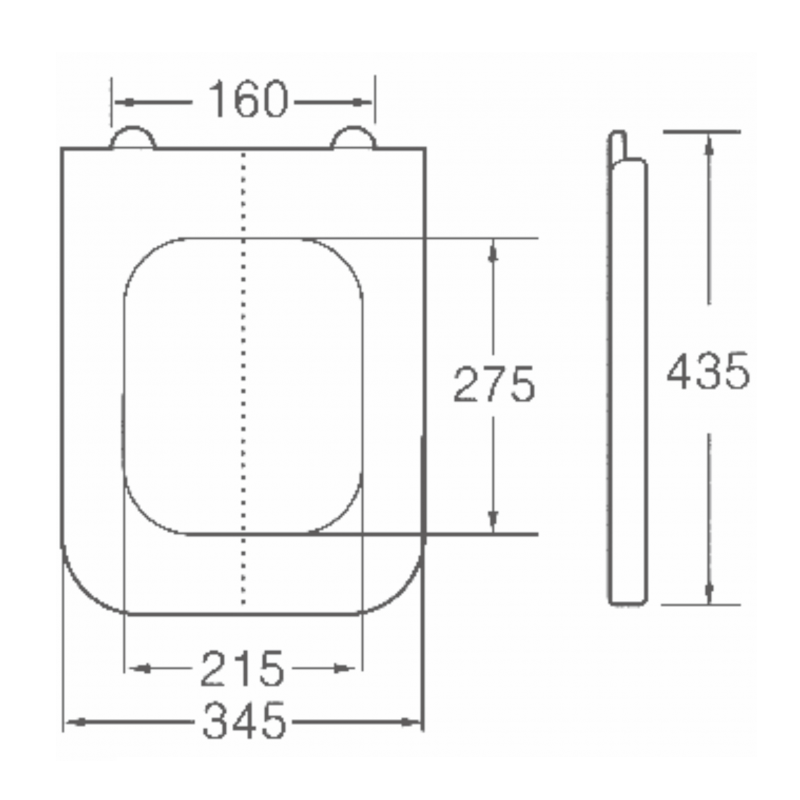 Сиденье для унитаза Horke H-1006C 01471006