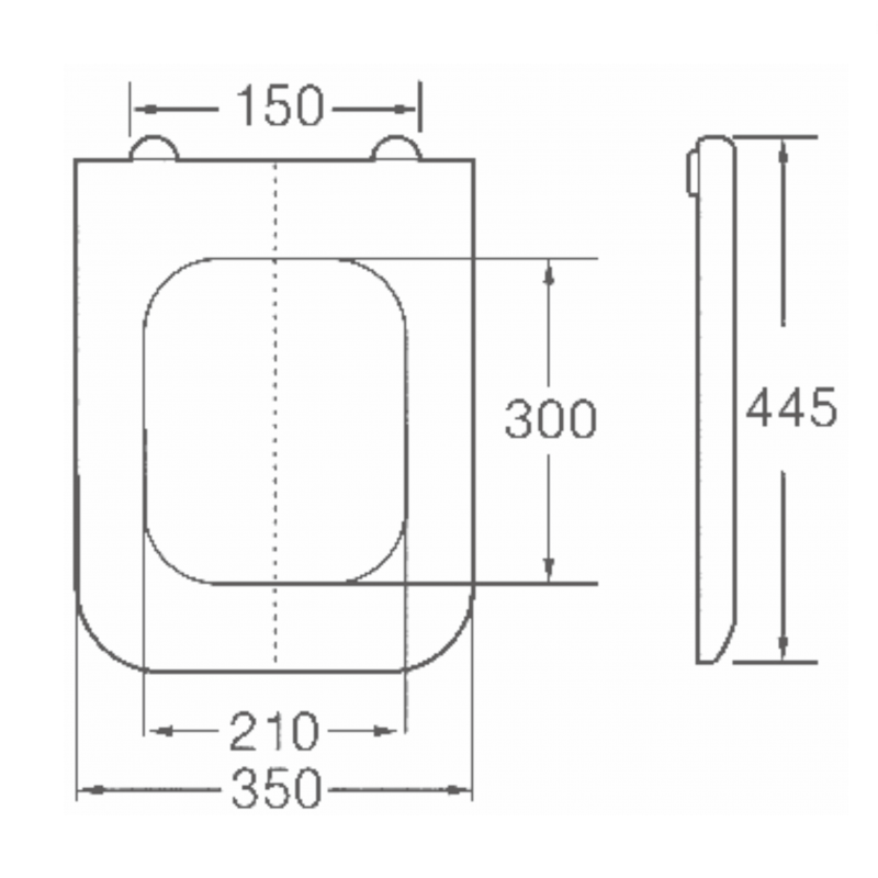 Сиденье для унитаза Horke H-1021C 01471021