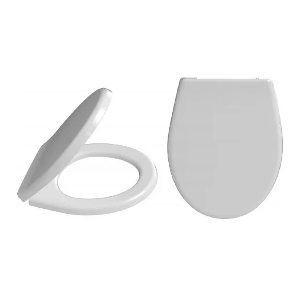 Сиденье для унитаза Альфа, AV Engineering AVE129718, регулируемые крепежные элементы